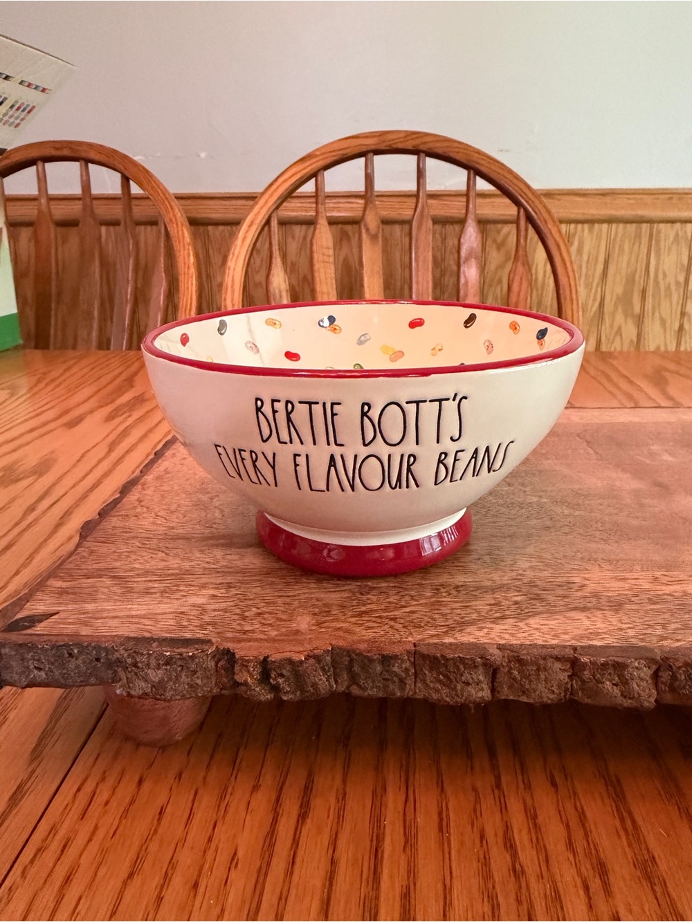 Rae Dunn x Harry Potter “Bertie Bott’s Every Flavour Beans” Bowl